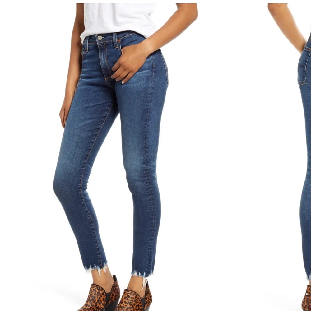 NWT AG Denim Farrah Skinny Ankle 28